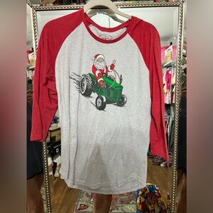 Boutique Santa Tee; Size Large; $10